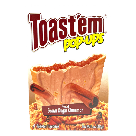 Toast'em Pop-Ups Frosted Brown Sugar Cinnamon Toaster Pastries 288g
