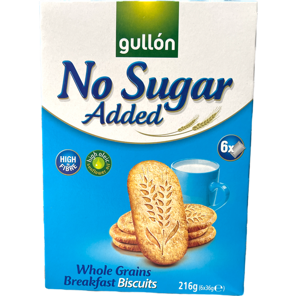 Gullon No Sugar Added Whole Grain Breakfast Biscuits 216g [Spain