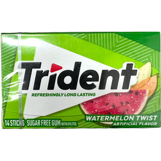Trident Watermelon Twist Sugar Free Gum 14 Sticks