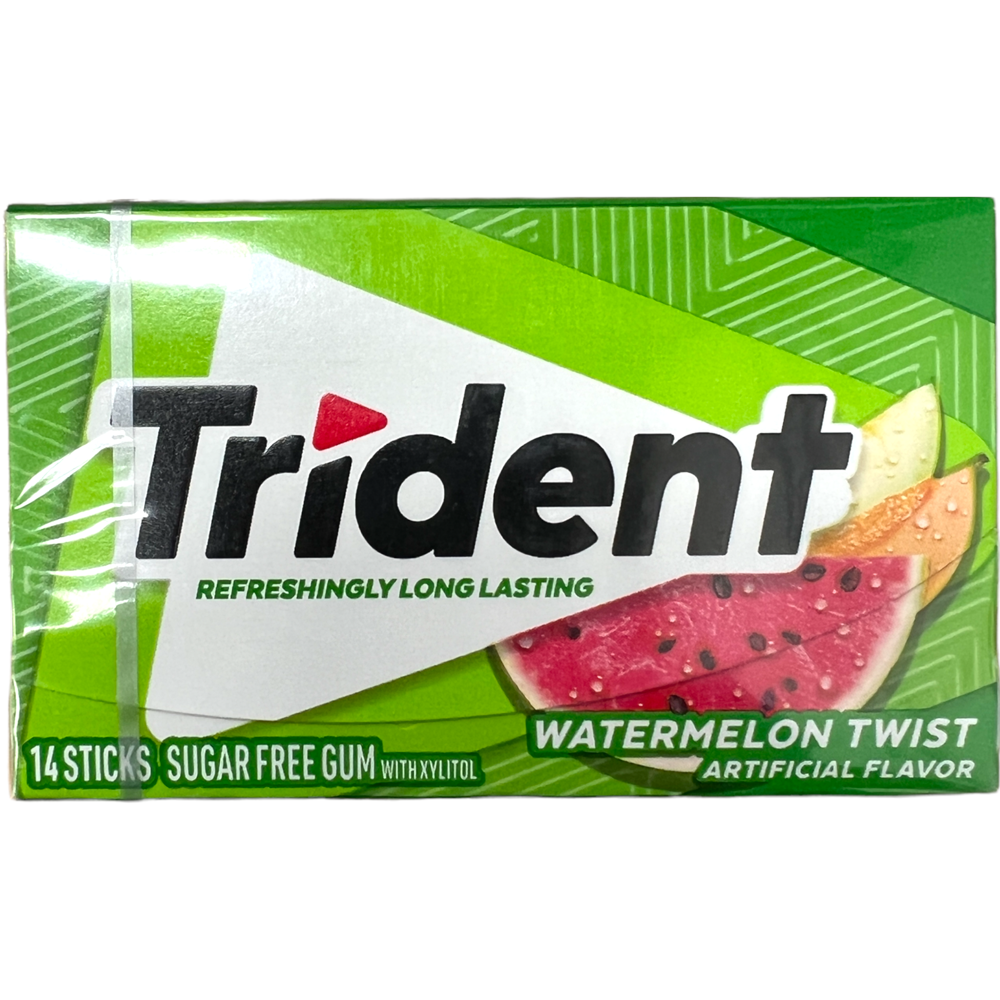 Trident Watermelon Twist Sugar Free Gum 14 Sticks (Best Before : 21 May 2025)