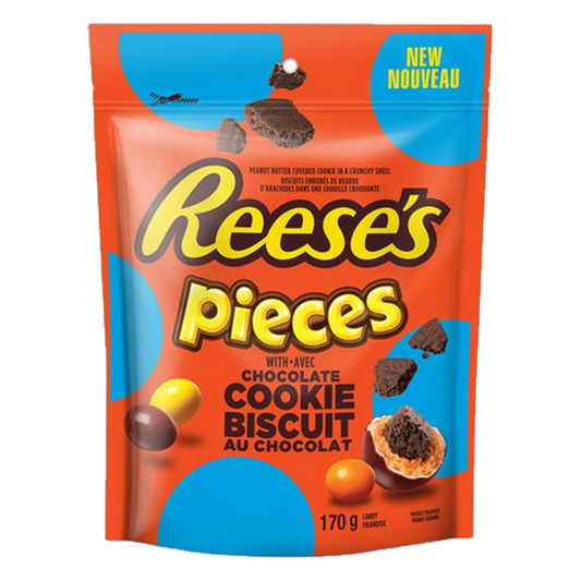 Reese's Pieces Chocolate Cookie Biscuit Candy 170g [Canadian]
