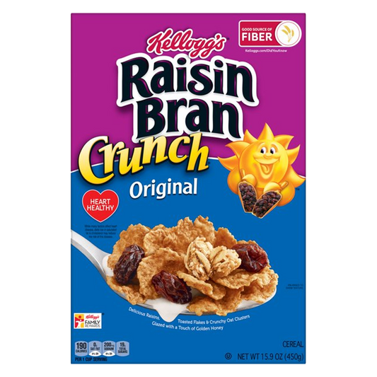 Kellogg's Raisin Branch Crunch Original Cereal 450g