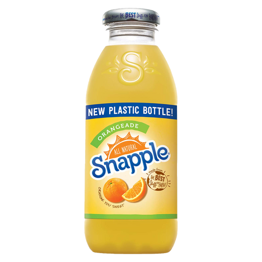 Snapple All Natural Orangeade Flavoured Juice Drink 473ml