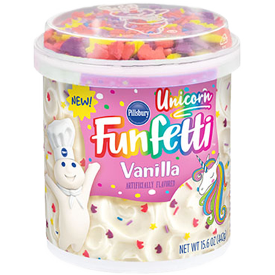 Pillsbury Funfetti Unicorn Vanilla Frosting 442g