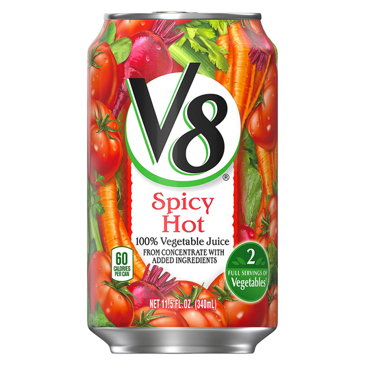 V8 Spicy Hot 100% Vegetable Juice 340ml