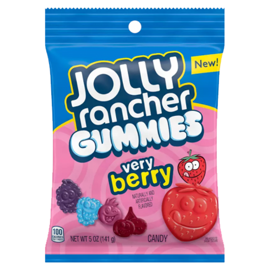 Jolly Rancher Gummies Very Berry Peg Bag 141g