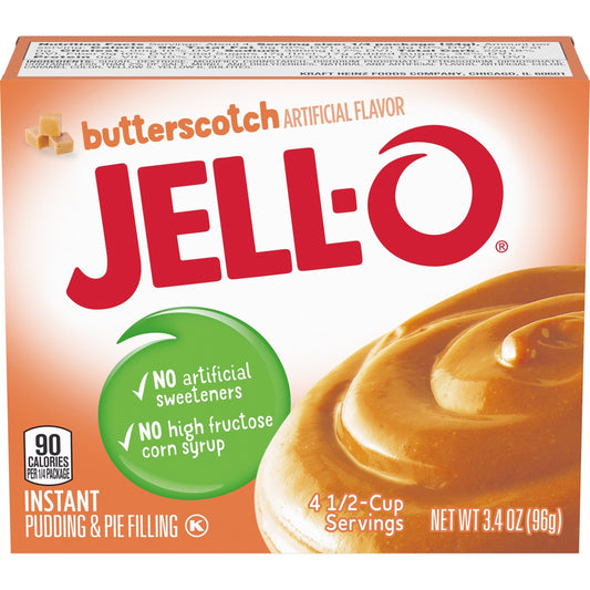 Jell-O Butterscotch Instant Pudding & Pie Filling 96g