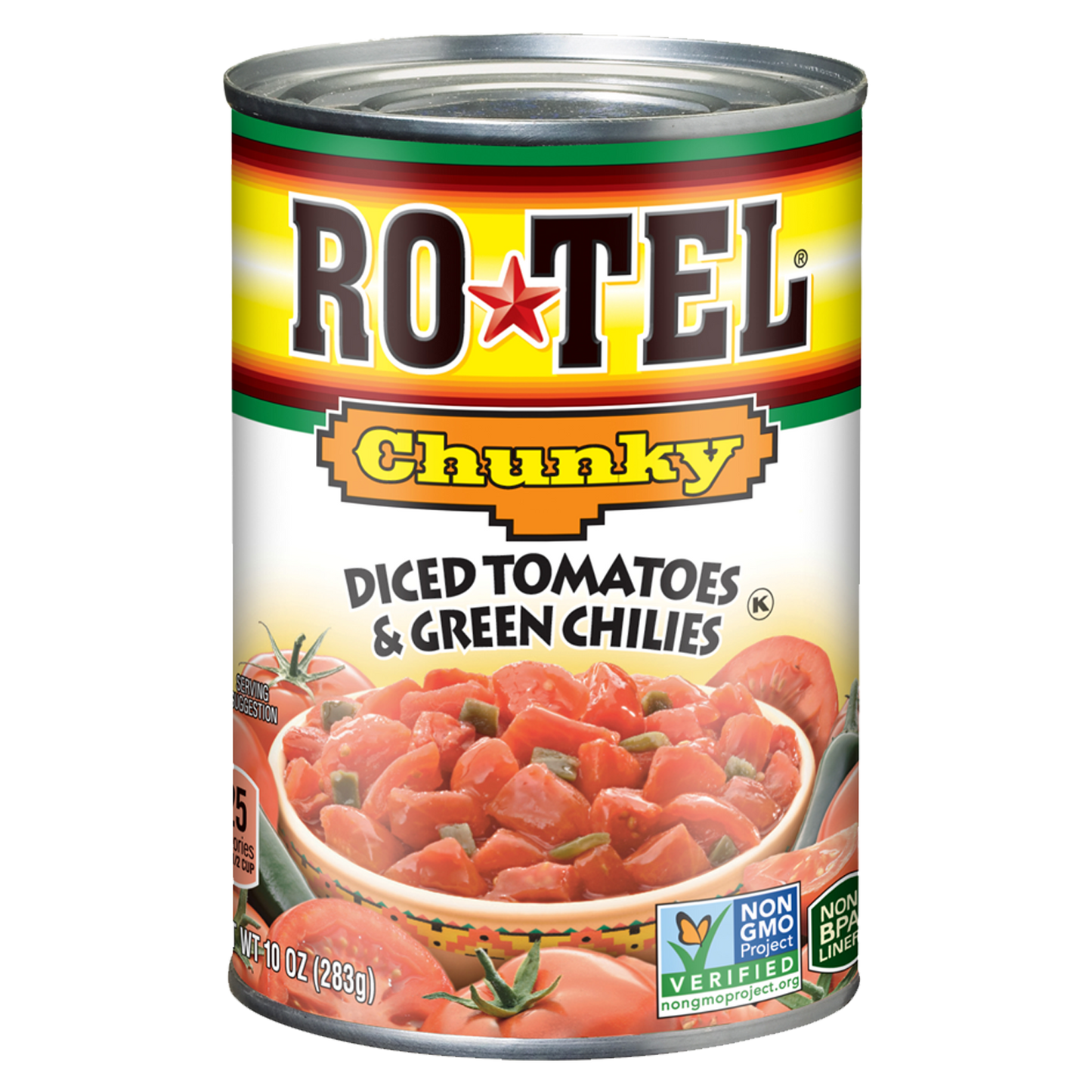 Ro-Tel Chunky Diced Tomatoes & Green Chilies 283g