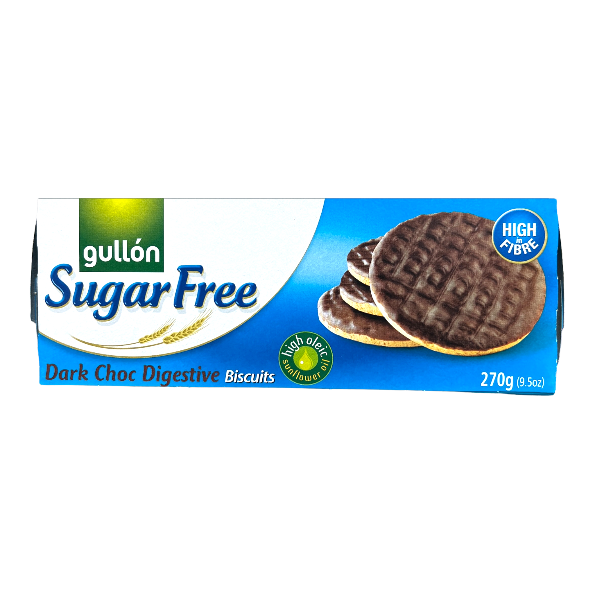 Gullon Sugar Free Dark Choco Digestive Biscuits 270g [Spain]