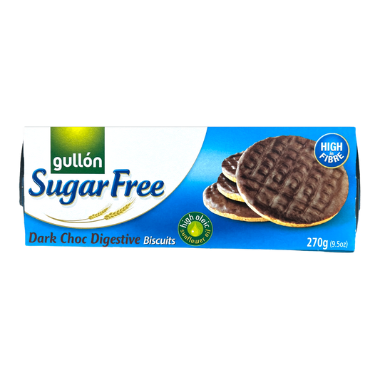 Gullon Sugar Free Dark Choco Digestive Biscuits 270g [Spain]