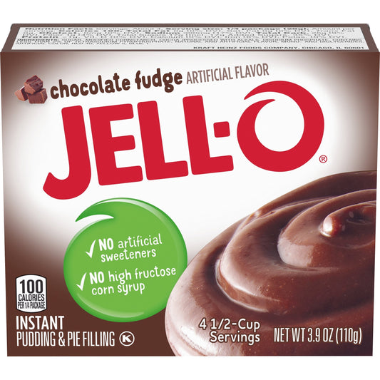 Jell-O Chocolate Fudge Instant Pudding & Pie Filling 96g