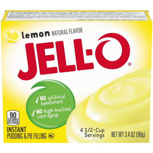 Jell-O Instant Lemon Pudding & Pie Filling 96g