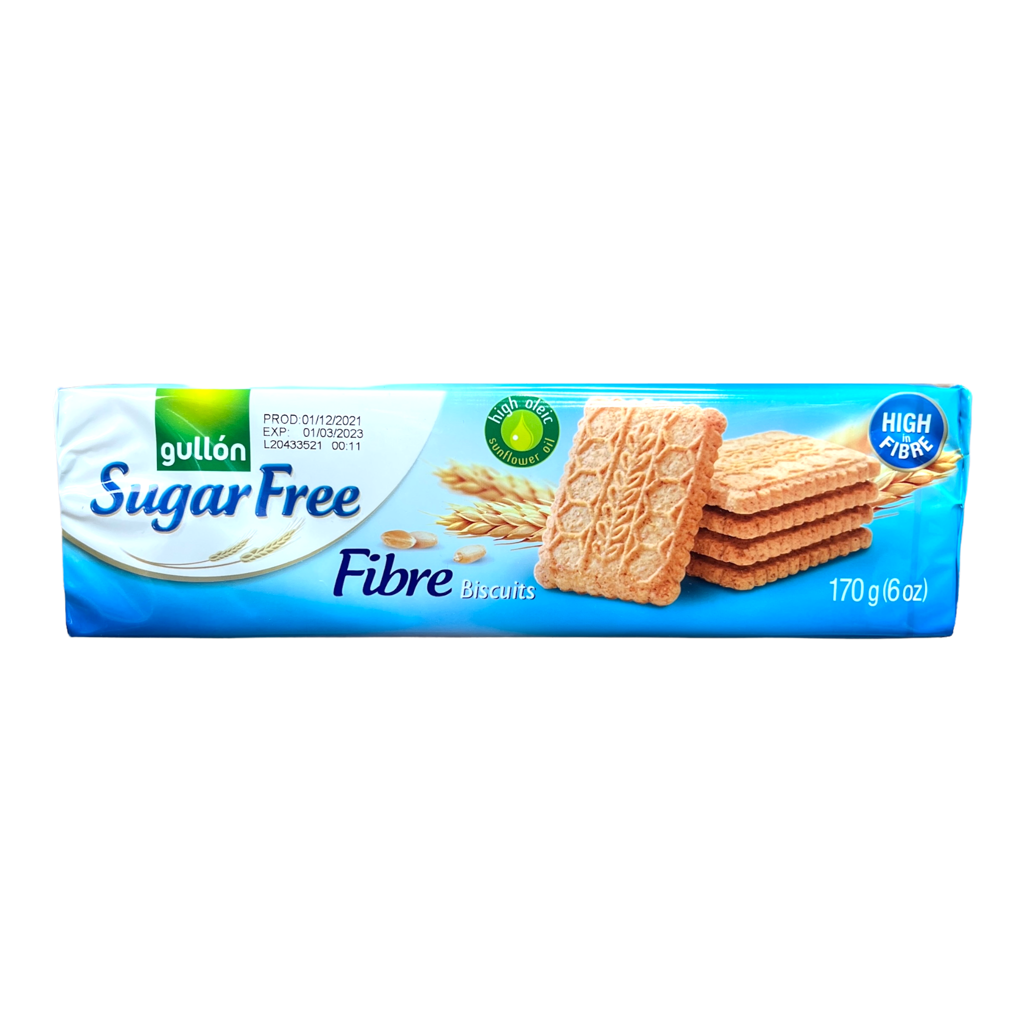 Gullon Sugar Free Fibre Biscuits 170g [Spain]