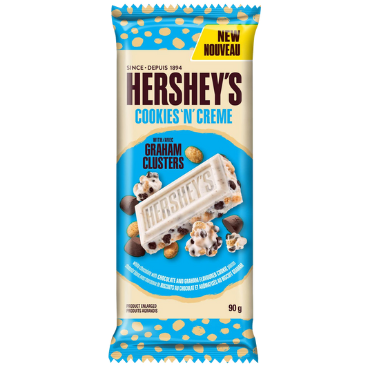 Hershey's Cookies n Creme Graham Clusters Candy 90g [Canadian]