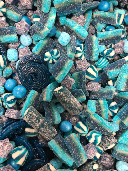 Blue Wrapped Sweets 1 kg All Blue Mix Sweets – Candy Store 4 You