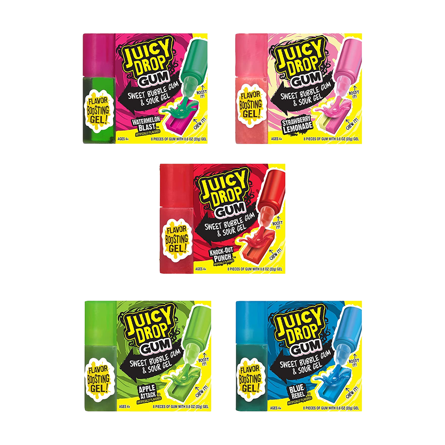 Juicy Drop Gum Sweet Bubble Gum & Sour Gel Candy Store 4 You