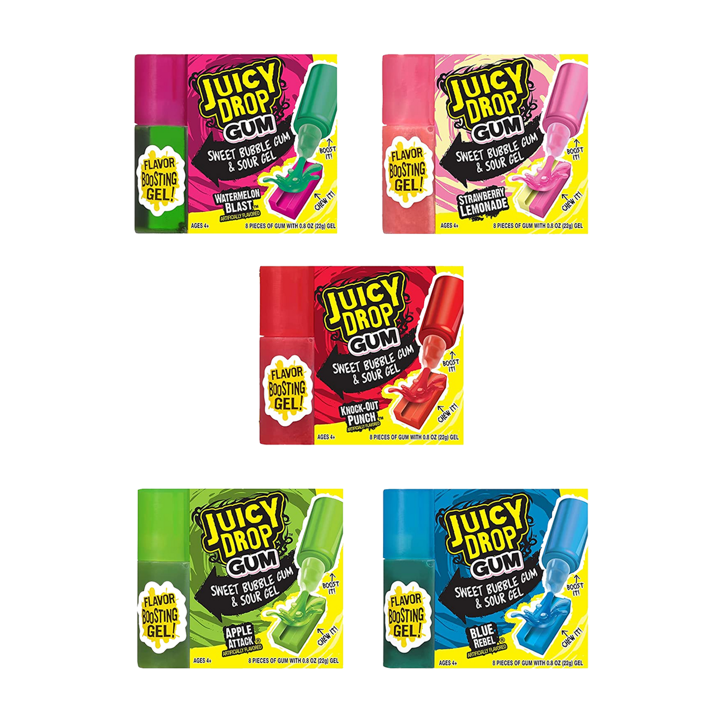 Juicy Drop Gum Sweet Bubble Gum & Sour Gel Candy Store 4 You