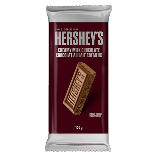 Hershey's Creamy Milk Chocolate Bar 100g {Canadian]