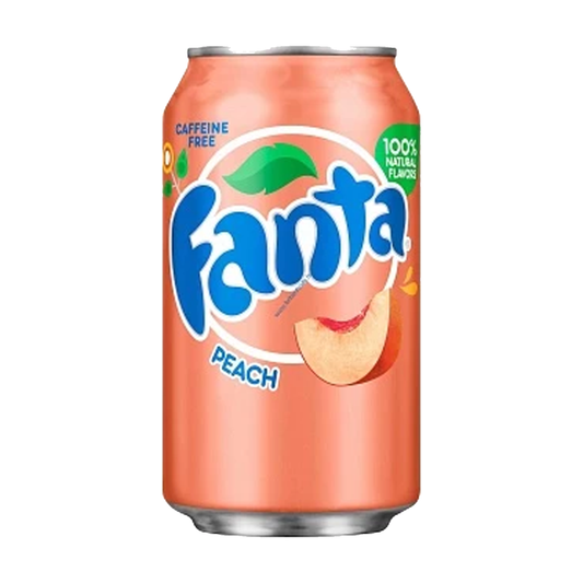 Fanta Peach Flavoured Soda 355ml (Best Before Date 13/03/2023)