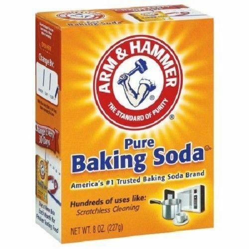Arm & Hammer Pure Baking Soda for Cleaning 227g sold by American Grocer in the UK