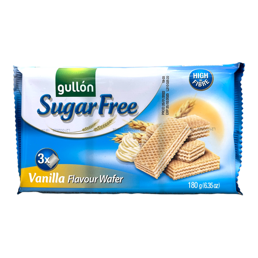 Gullon Sugar Free Vanilla Flavour Wafer 180g [Spain]