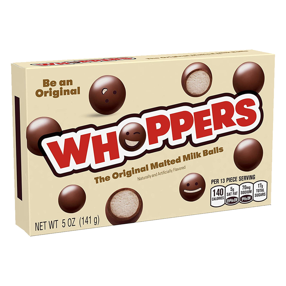 Hershey's Whoppers Original Malted Milk Balls Theatre Box 141g